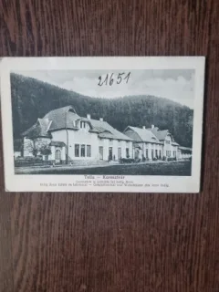 Carte Postala - Teliu. Locuintele si Pravalia lui Indig Aron