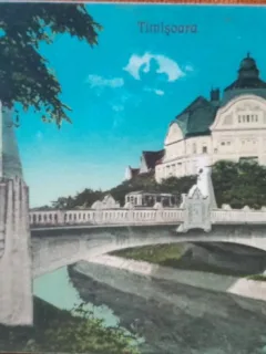 Carte postala, Timisoara, Baia Centrala, 1934