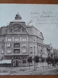 Carte postala, Timisoara Baia publica, 1915