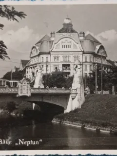 Carte postala, Timisoara, Baile Neptun, 1940