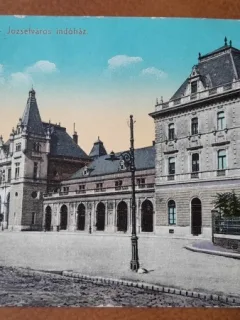 Carte postala, timisoara gara de nord, 1913