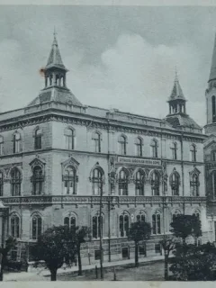 Carte postala, Timisoara, Institutul A. Schulschwestern, perioada interbelica