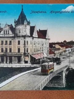 Carte postala, Timisoara Palatul Horgony și Hotelul Regal,1915