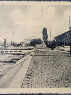 Carte postala, Turnu Severin, vedere din Port, 1939