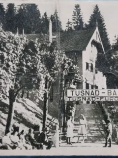 Carte postala, Tusnad Bai, 1955