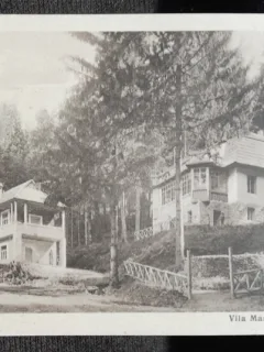 Carte postala, Tusnad Bai, vila Margit si vila Maloi, 1926