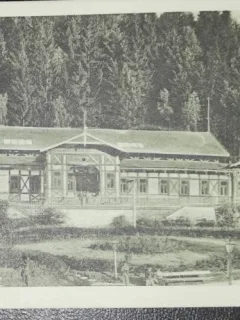 Carte postala, Tusnad, Baia Calda, 1928