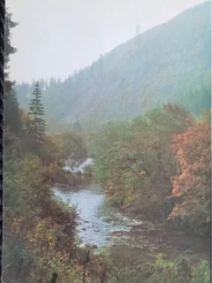 Carte postala, Tusnad, Valea Oltului, 1970