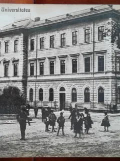 Carte postala, Universitatea din Cernauti, 1930