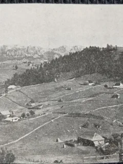 Carte Postala, Valea Branului, perioada interbelica