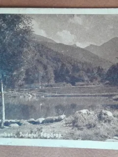 Carte postala, Valea Sambetei Fagaras, 1950