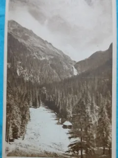Carte postala, Valea si Cascada Bilea, 1959