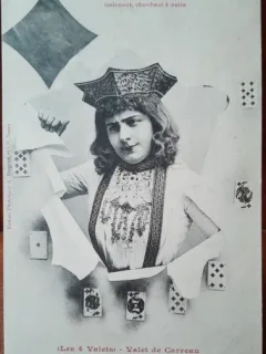 Carte postala, Valet/horoscop, perioada interbelica