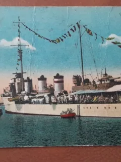 Carte postala, Vaporul Marasesti, 1934