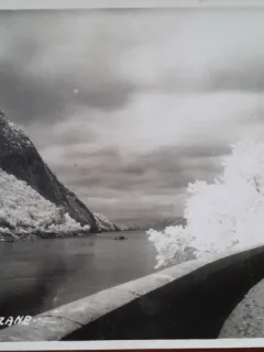 Carte postala, Vedere din Cazane, 1938