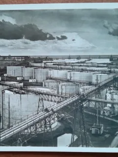 Carte postala, vedere din Portul Constanta, perioada interbelica