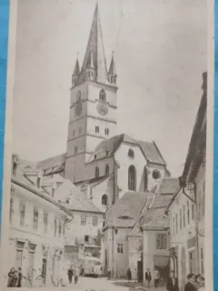 Carte Postala, Vedere din Sibiu, 1956