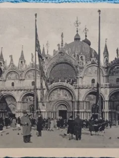 Carte postala, Venezia, Chiesa di S. Marco, 1923