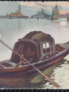 Carte Postala, Venezia La Gondola, perioada interbelica