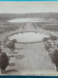 Carte Postala, Versailles, Orangerie et Piece deau des Suisse, perioada interbelica