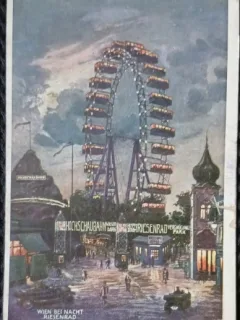 Carte Postala, Viena, parc de distractii, 1930
