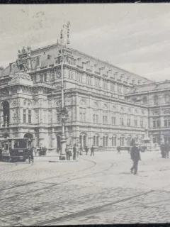 Carte Postala, Viena, Piata Operei, 1911