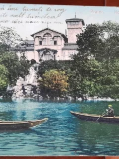 Carte postala, Viena, Prater, perioada interbelica