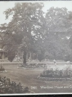 Carte postala, Wardown House and Garden, Luton Anglia, 1934