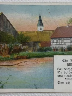 Carte postala Wegscheid (Germania), 1918