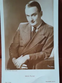 Carte postala, Willi Forst, actor, scenarist, regizor de film, producător de film și cântăreț austriac, 1903-1980