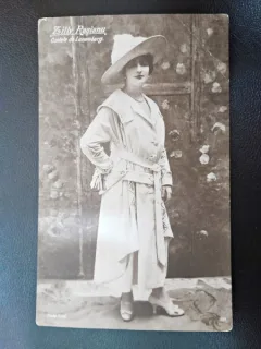 Carte postala, Zilly Rosianu in Contele de Luxemburg, inceput de secol XX