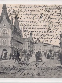 Carte postaladin Ungaria, circulata in anul 1912