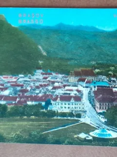 Carte postalas, Brasov vedere generala, 1923