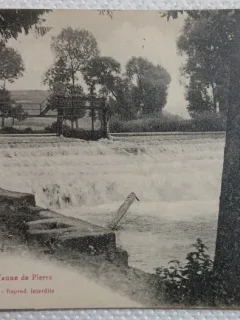 Carte postala,Saint-Die, La Vanne de Pierre, 1919