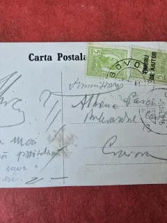 Carte poștală veche cu Hotelul Ștefănescu din Govora/