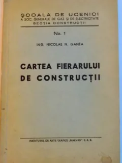 CARTEA FIERARULUI DE CONSTRUCTII-NICOLAE N.GANEA