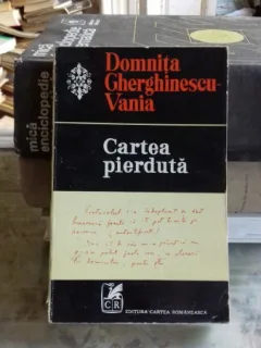 CARTEA PIERDUTA - DOMNITA GHERGHINESCU VANIA