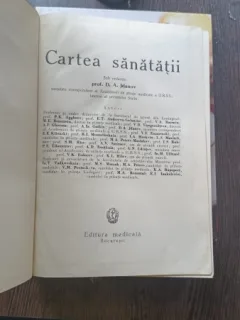 CARTEA SANATATII SUB REDACTIA D.A.JDANOV