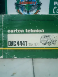 Cartea tehnica DAC 444T (11.154FAEM) Instructiuni de exploatare si intretinere