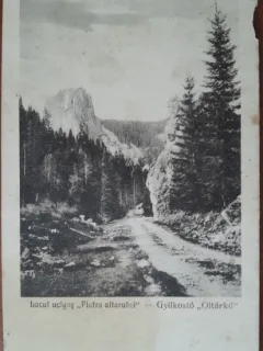 Cartepostala, Lacul ucigas Piatra altarului, 1928