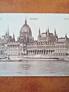 Cartev postala, Budapesta, Palatul Parlamentului, periada interbelica, circulata