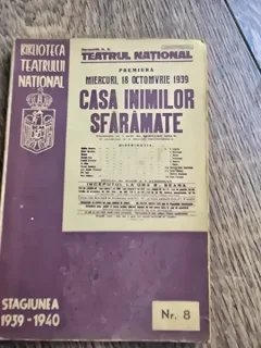 Casa inimilor sfaramate de G.B. Shaw nr.8/1940