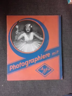 Catalog AGFA anii '20 - '30  (text in limba germana)
