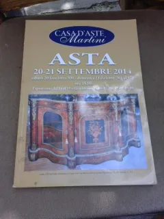 Catalog casa de licitatie ASTApentru licitatiile 20-21 septembrie 2014  (text in limba italiana)