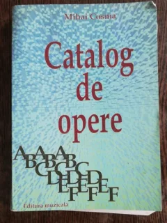 CATALOG DE OPERE - MIHAI COSMA