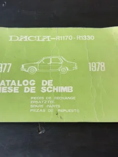 Catalog de piese de schimb Dacia R1170 - R1330 (1977-1978)
