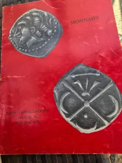 Catalog expozitie monede, Paris Hotel Drouot 16-17 mai 1973