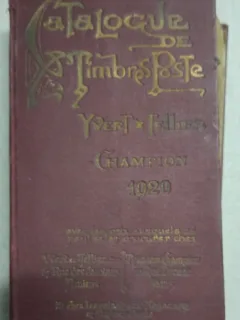 Catalogue prix courant de Timbres Poste, 1920