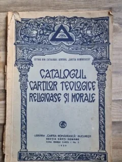 Catalogul Cartilor Teologice Religioase si Morale