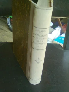 CATALOGUL MANUSCRIPTELOR ROMANESTI - ION BIANU    TOMULII